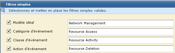 Suppression d'une ressource