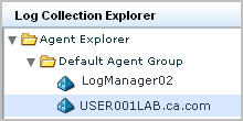 Agent Explorer folder - showing agents and groups