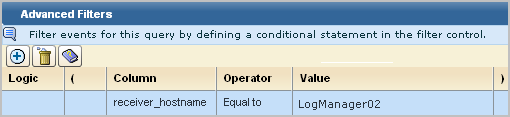 receiver_hostname Equal to <name of your local Log Manager>