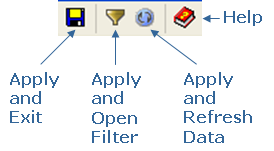 Sort dialog toolbar