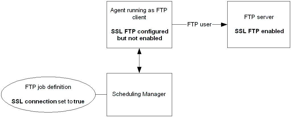 This example uploads a file from a local computer to a remote Windows server using SSL FTP.