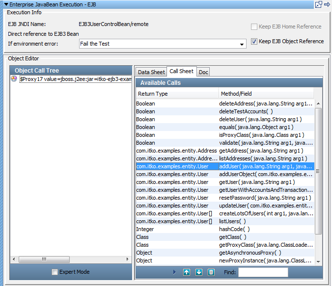 Screenshot for COE Call Sheet tab for Tutorial 7