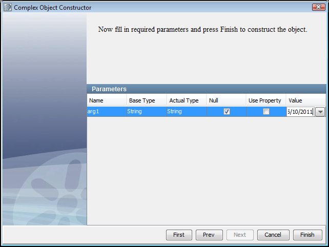 Dynamic Java Execution step Complex Object Constructor