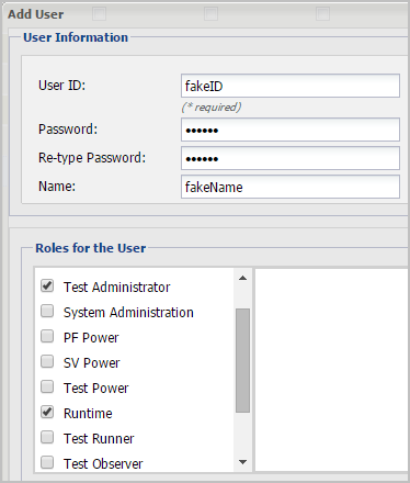 A user can be assigned one or more roles.