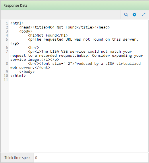 Screen capture of unknown response.